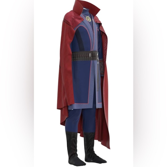 Men Jumpsuit Ring Props with Magic Power Necklace(size 170) - Picture 8 of 8